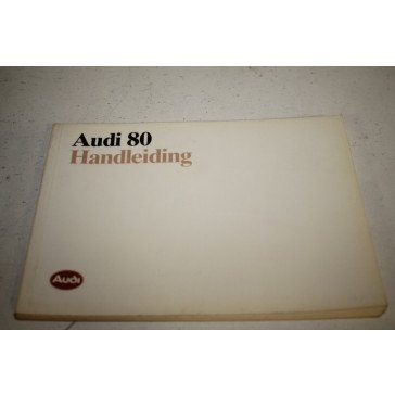 Instructieboekje nederlandstalig Audi 80 Bj 86-91