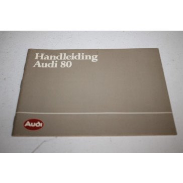Instructieboekje nederlandstalig Audi 80 Bj 81-84
