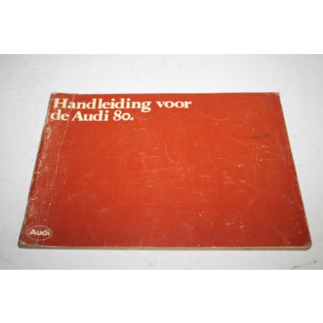 Instructieboekje nederlandstalig Audi 80 Bj 78-81