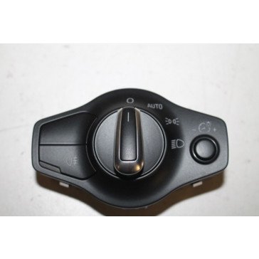 Multischakelaar verlichting zwart/alu Audi A4, S4, RS4, RS5, Q5 Bj 08-16