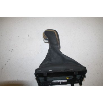Schakelhendelgreep leer zwart Audi A6, S6, RS6, A7, S7, RS7 Bj 13-heden
