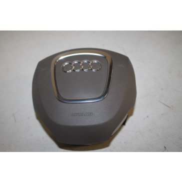Stuur airbag grijsbeige Audi A8, S8 Bj 03-07