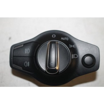 Multischakelaar verlichting zwart/alu Audi A4, S4, A5, S5, Q5 Bj 08-12