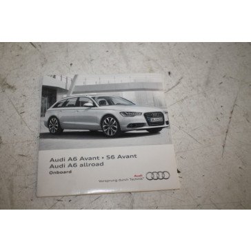 Cd-rom bedieningshandleiding Audi A6, S6 Avant, Allroad Bj 11-14