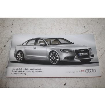 Beknopte handleiding duitstalig Audi A6, S6, Allroad Bj 11-14