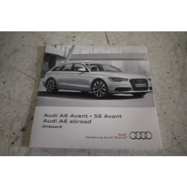 Cd-rom bedieningshandleiding Audi A6, S6 Avant, Allroad Bj 11-14