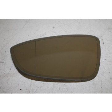 Spiegelglas (groothoek) met draagplaat links Volkswagen CC, Eos, Passat Bj 09-17