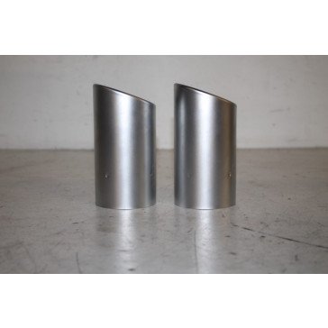 Set sierstukken uitlaateindpijp mat aluminium Audi A1, A3 Bj 08-heden