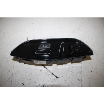 Schakelaarmodule stoel LA zwart hoogglanzend/chroomglans Audi A8, S8 Bj 10-17