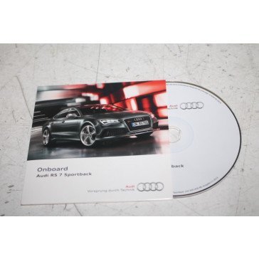 Cd-rom bedieningshandleiding duitstalig Audi RS7 Bj 14-18