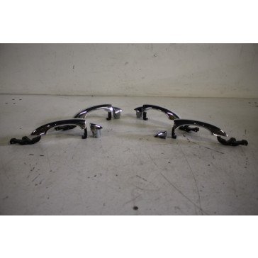 Set portiergrepen buiten verchroomd gletsjerwit Audi A6, S6, A7, S7, A8, S8 Bj 13-18