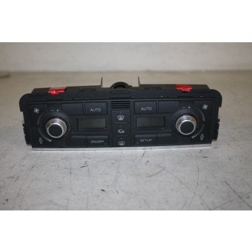 Climatronic paneel zwart Audi A8, S8 Bj 03-10