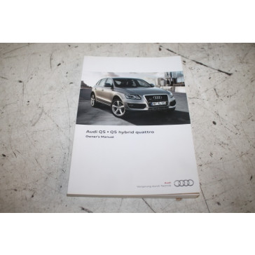 Instructieboekje engelstalig Audi Q5 Bj 08-12