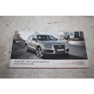 Beknopte handleiding engelstalig Audi Q5 Bj 08-12