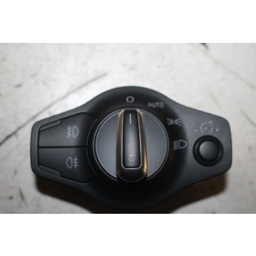 Multischakelaar verlichting zwart Audi A4, S4, A5, S5, Q5 Bj 08-17