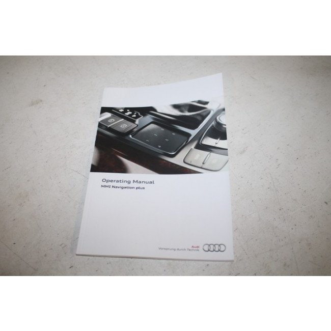 0578187 - 4G00052014 - Instructieboekje MMI engelstalig Audi A6, S6