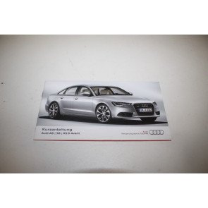 Beknopte handleiding duitstalig Audi A6, S6, RS6 Bj 11-14