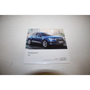 Cd-rom bedieningshandleiding Audi Q7, SQ7 Bj 16-heden