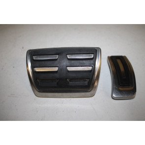 Set pedaalkappen edelstaal Audi A8, S8 bj 10-17
