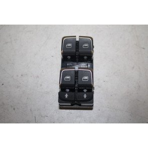 Schakelaar elektr. ruitmechanisme zwart div. Audi modellen Bj 11-18