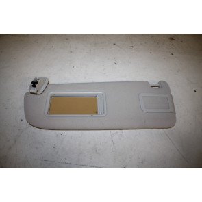 Zonneklep met spiegel en afdekschuif links sterzilver Audi A6, S6, RS6 Bj 05-11