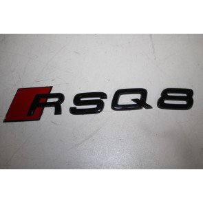 RSQ8 Embleem achterkant zwart-glanzend Audi RSQ8 Bj 20-heden