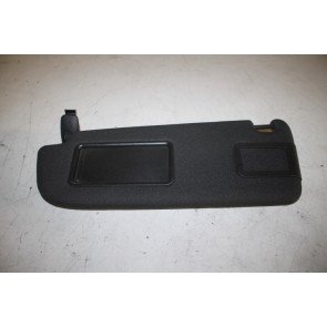 Zonneklep met spiegel en afdekschuif links zwart Audi A6, S6, RS6 Bj 05-11