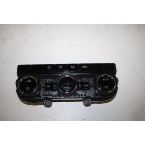 Climatronic paneel zwart/chroomglans Skoda Octavia Bj 13-21