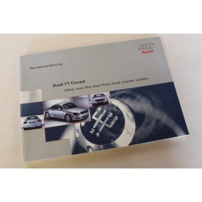 Instructieboekje duitstalig Audi TT Coupe Bj 98-06