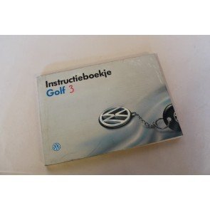 Instructieboekje nederlandstalig VW Golff 3 Bj 91-97