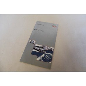 Beknopte handleiding duitstalig Audi TT Coupe Bj 98-06