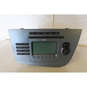 0557243 - 1P1035186BN87 - Autoradio lichtzilver Seat Leon Bj 06-10