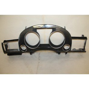 Afdekking instrumentenpaneel carbon Audi A8, S8 Bj 03-10