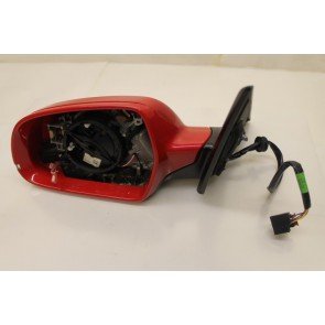 Buitenspiegel elektrisch. links rood Audi A5, S5, RS5 Cabrio Bj 10-heden