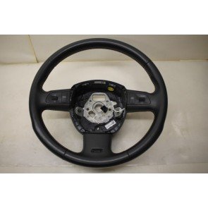 Multifunctiestuurwiel leer zwart/parabruin Audi A8, S8 Bj 03-07