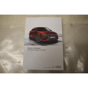 Instructieboekje engelstalig Audi A3, S3 Sedan Bj 13-heden