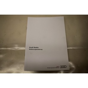 Instructieboekje radio duitstalig Audi A3, S3 Bj 13-heden