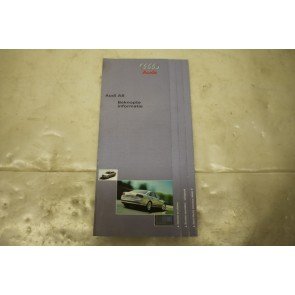 Beknopte handleiding nederlandstalig Audi A8 Bj 03-07