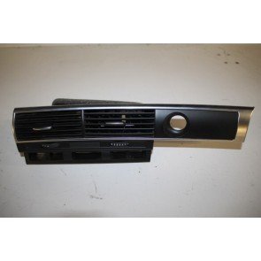 Luchtrooster midden zwart ENGELS Audi A6, S6, RS6, Allroad Bj 05-11