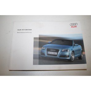 Instructieboekje duitstalig Audi A3 Cabriolet Bj 07-13