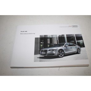 Instructieboekje duitstalig Audi A8 Bj 10-13