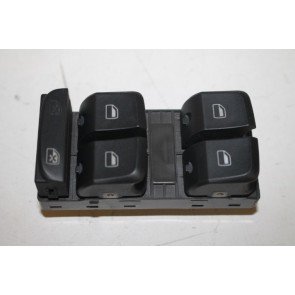 Schakelaar elektr. ruitmechanisme zwart Audi A4, S4 Bj 08-12