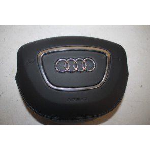 Stuur airbag leer zwart Audi A8, S8 Bj 10-heden