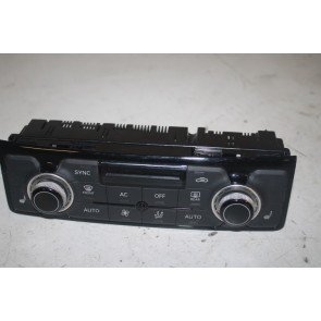 Climatronic paneel zwart/alu Audi A8, S8 Bj 10-13