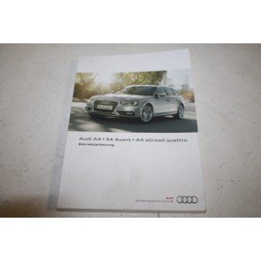 Instructieboekje duitstalig Audi A4, S4 Avant, Allroad Bj 12-15