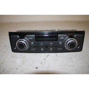 Climatronic paneel zwart/alu Audi A8, S8 Bj 10-13