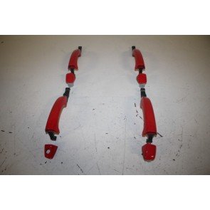 Set portiergrepen buiten misanorood Audi A6, S6, RS6, A7, S7, RS7, A8, S8, Q7 Bj 10-heden