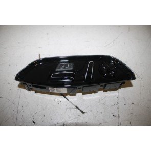 Schakelaarmodule stoel LA zwart hoogglanzend/chroomglans Audi A8, S8 Bj 10-17