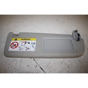 Zonneklep met spiegel en afdekschuif rechts maanzilver Audi A6, S6, A7, S7 Bj 11-14