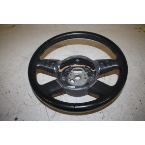 Multifunctiestuurwiel 4-spaaks leer zwart Audi A8 Bj 03-07